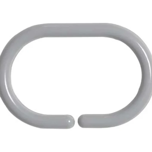 12 argolas para cortinas de banho