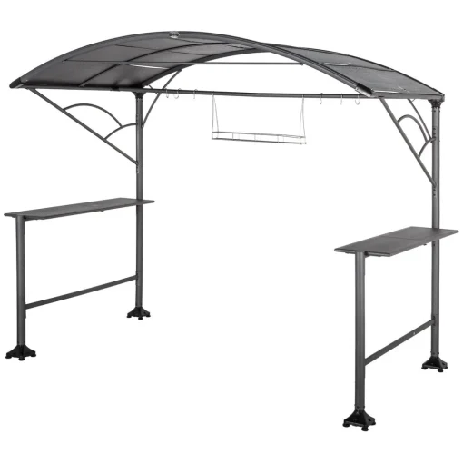 Abrigo para barbecue NEIBA cinza 2,27m