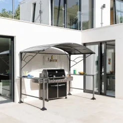 Abrigo para barbecue NEIBA cinza 2,27m