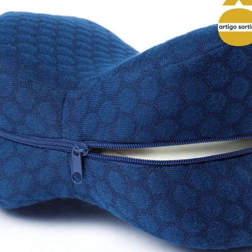 Almofada apoio para pernas memory foam