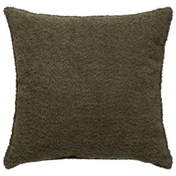 Almofada AUTOMNE bouclette verde caqui 45x45cm