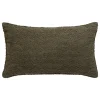 Almofada AUTOMNE bouclette verde caqui 30x50cm
