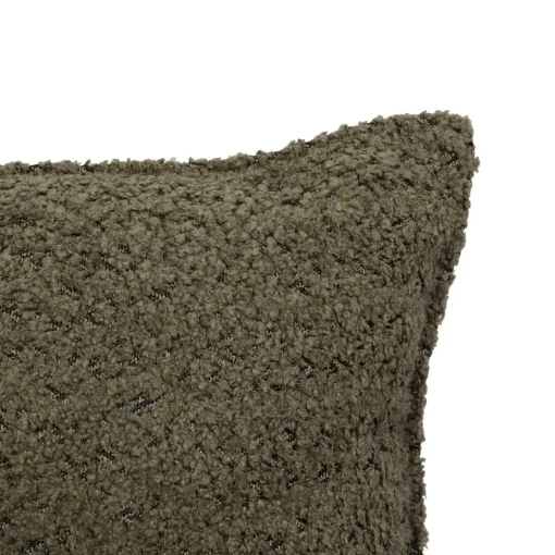 Almofada AUTOMNE bouclette verde caqui 30x50cm