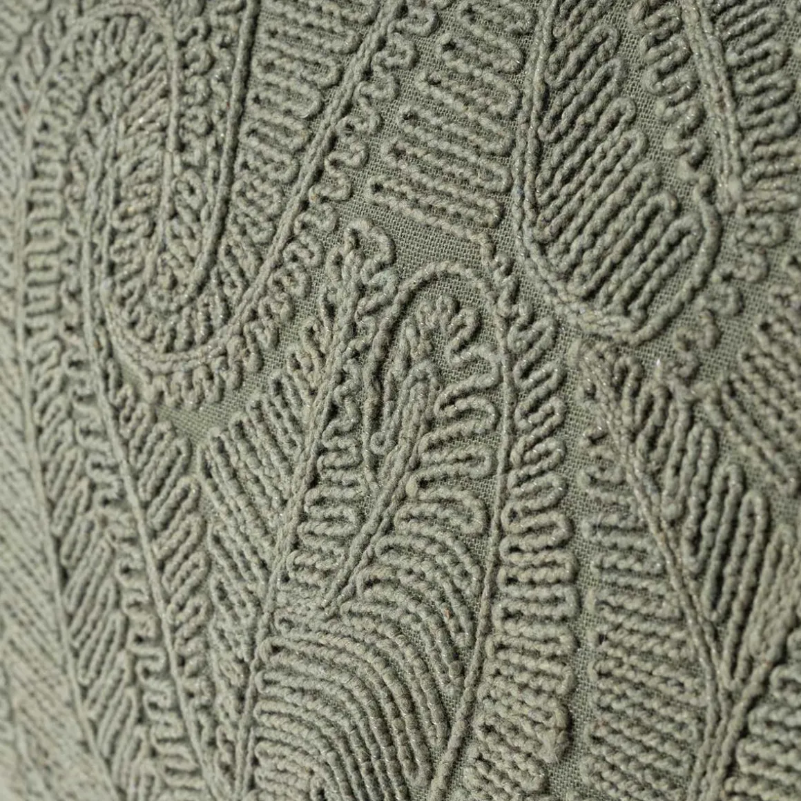 Almofada AUTOMNE folhas verde 35x50cm