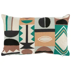 Almofada bordada MALAKITE 30x50cm