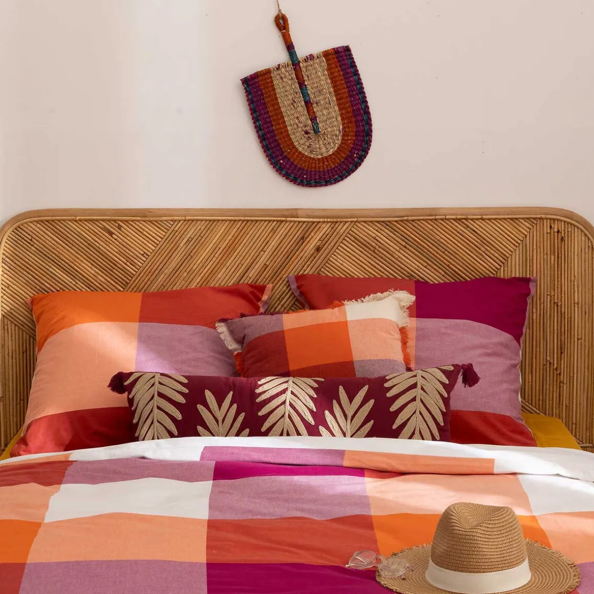 Almofada bordada YUCATAN 30x80cm