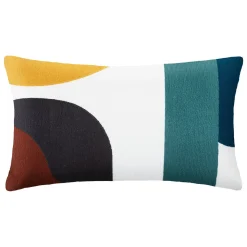 Almofada CARAVANE multicolor bordada 30x50cm