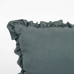 Almofada CHESTER azul com folho 45x45cm