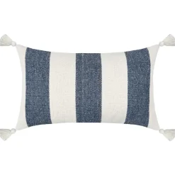 Almofada com riscas HARBOR azul 30x50cm