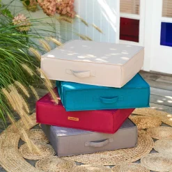 Almofada de chão KORAI cinza escuro 45x45x12cm