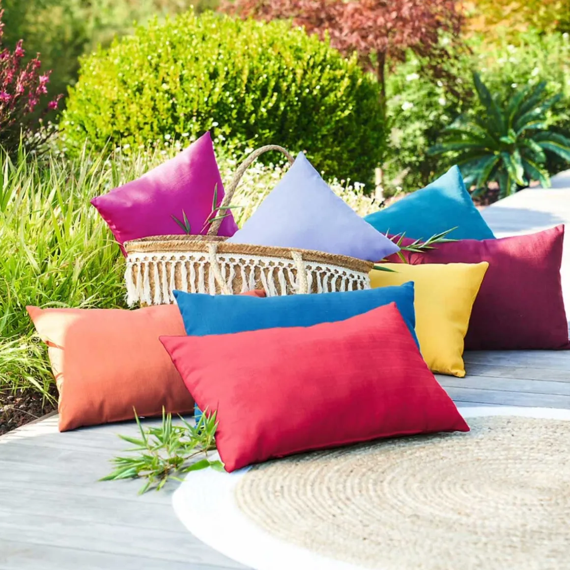 Almofada de exterior KORAI terracota