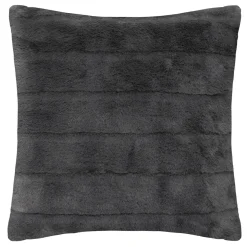 Almofada de pelo cinza escura 45x45cm
