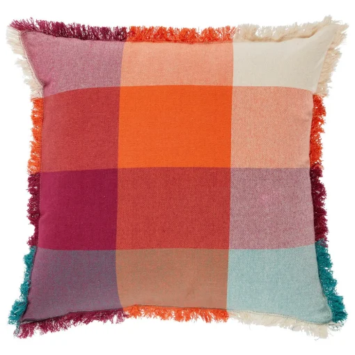 Almofada decorativa com franjas YUCATAN 45X45cm