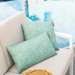 Almofada decorativa para exterior ADIYA verde 14x30x50cm