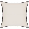 Almofada DOLCE RIVIERA marfim bordada 45x45cm
