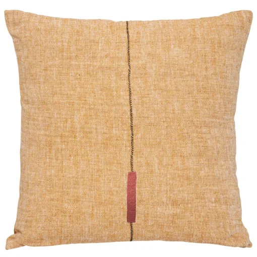 Almofada DOLCE RIVIERA ocre bordada 55x55cm