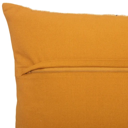 Almofada DOLCE RIVIERA ocre bordada 55x55cm