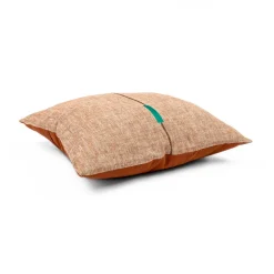 Almofada DOLCE RIVIERA terracota bordada 55x55cm