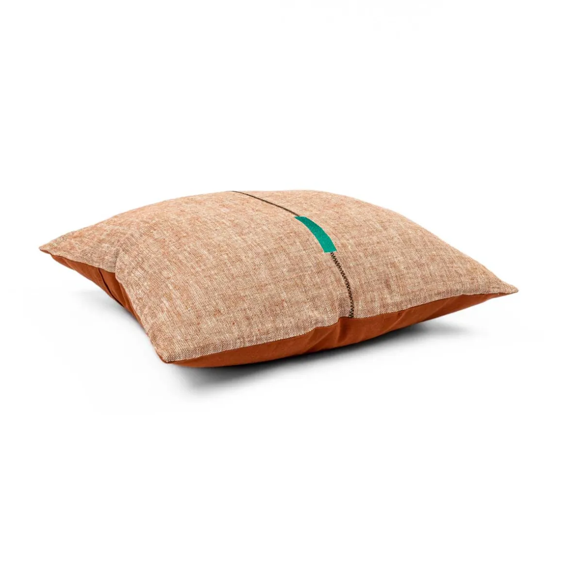 Almofada DOLCE RIVIERA terracota bordada 55x55cm