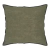 Almofada DOLCE RIVIERA verde caqui bordada 45x45cm