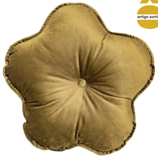 Almofada em forma de flor TWISTED LIME 6,5x45cm
