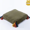 Almofada FLORAL com tassels 40x40cm