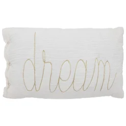 Almofada gaze branca DREAM 30x50cm