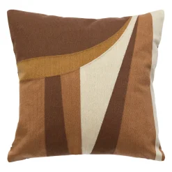 Almofada hary AUTOMNE castanha 45x45cm