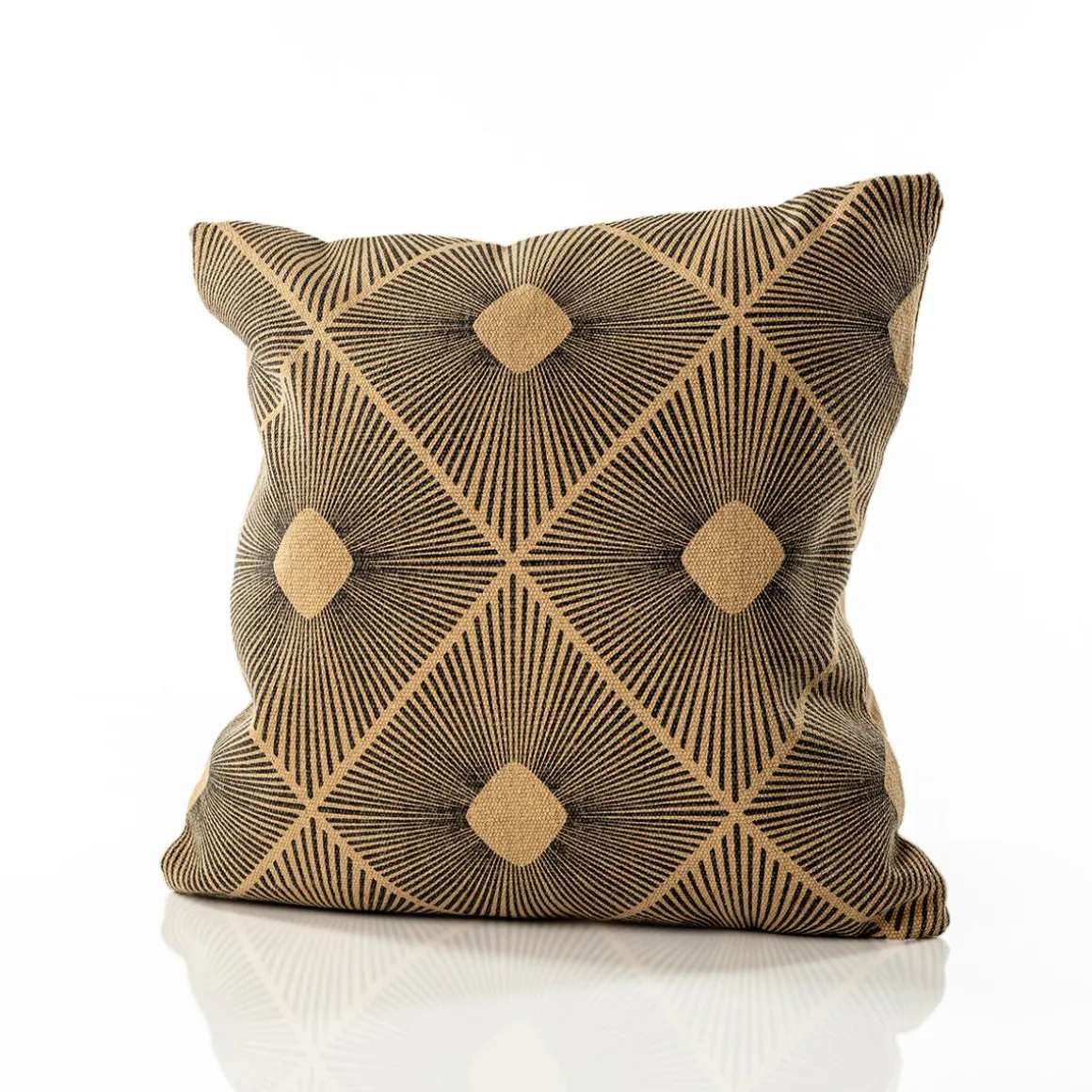 Almofada INUIT cru e preto 40x40cm