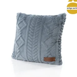 Almofada lagoon LITTLE COTTAGE com patch 40x40cm