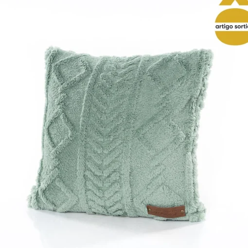 Almofada lagoon LITTLE COTTAGE com patch 40x40cm