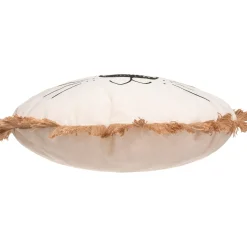 Almofada leão com franjas 44cm