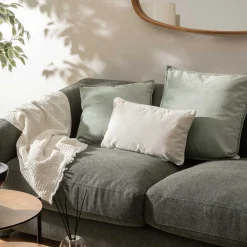 Almofada LILOU verde celadon 55x55cm