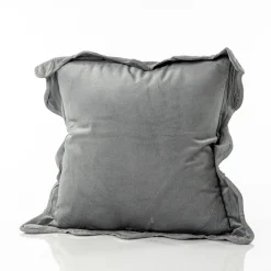 Almofada LITTLE COTTAGE azul com folho 45x45cm