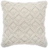 Almofada Macramé Cru 40x40cm