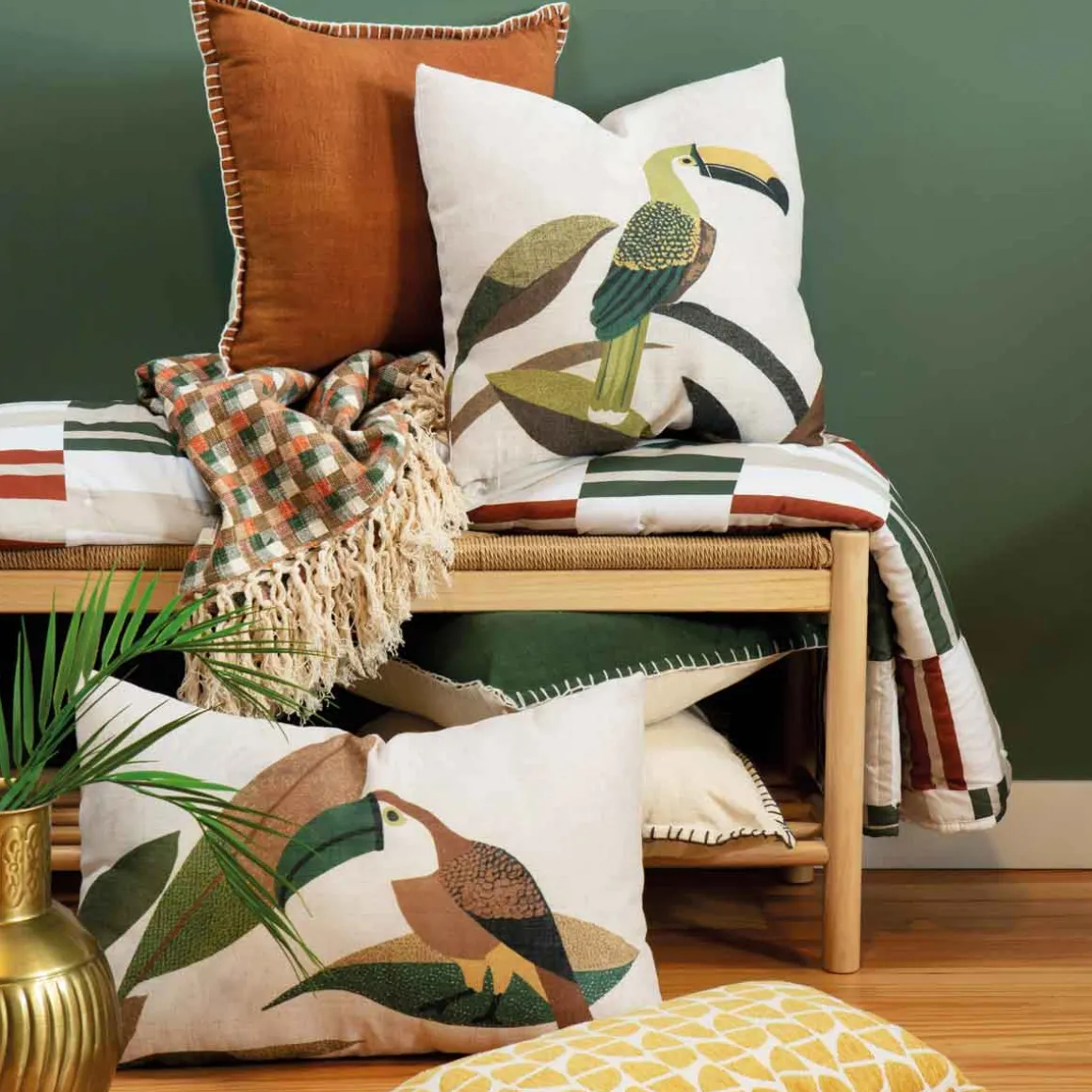 Almofada MALAKITE bege 45x45cm