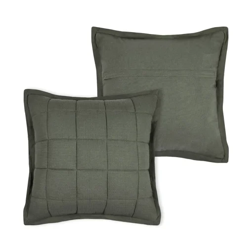 Almofada MALAKITE ELLIE verde caqui 45x45cm