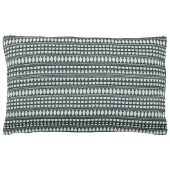 Almofada MICAH JACQUARD azul e cru 30x50cm