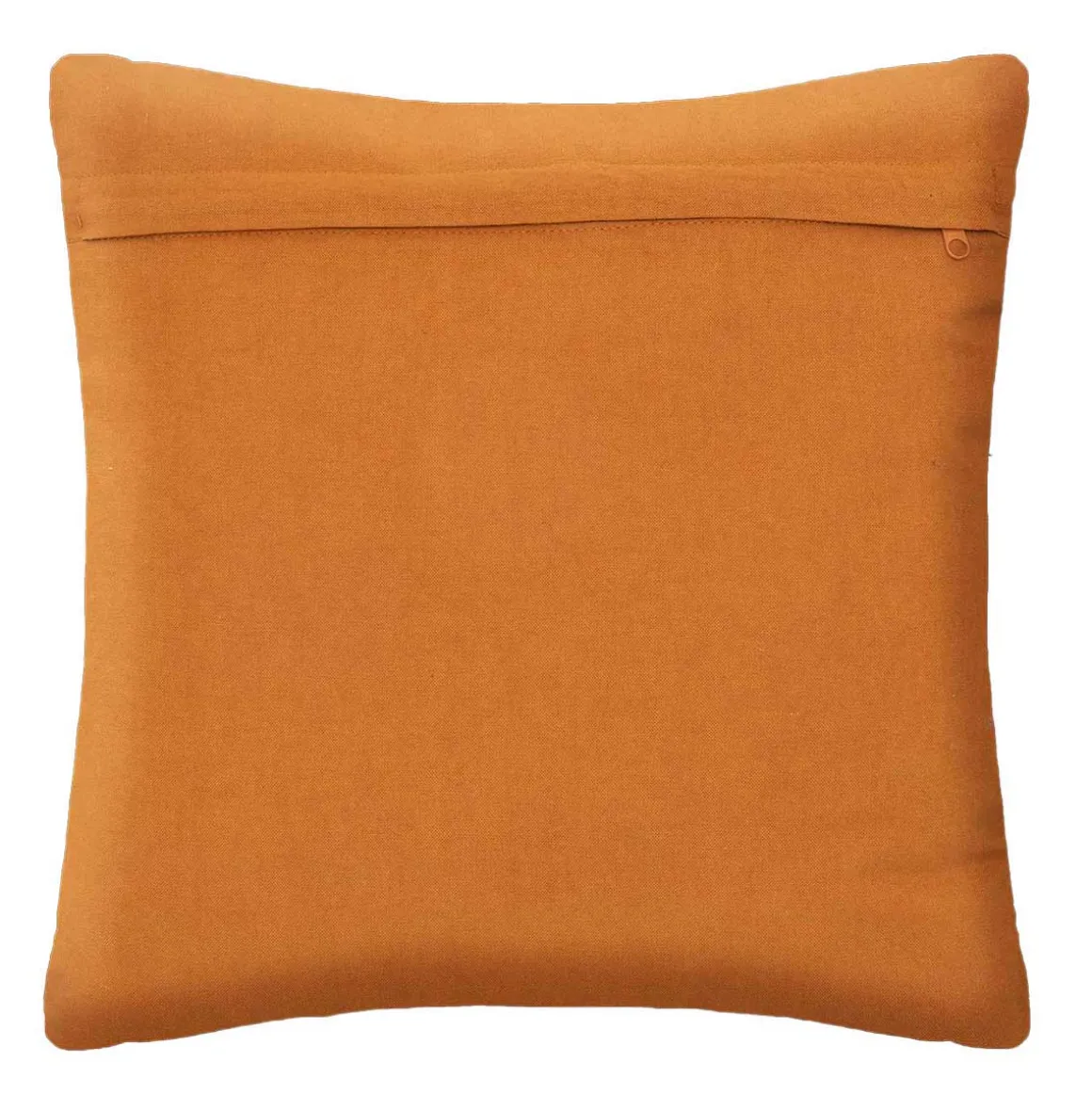 Almofada ocre bordada 45x45cm