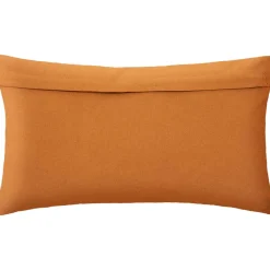 Almofada ocre bordada 30x50cm