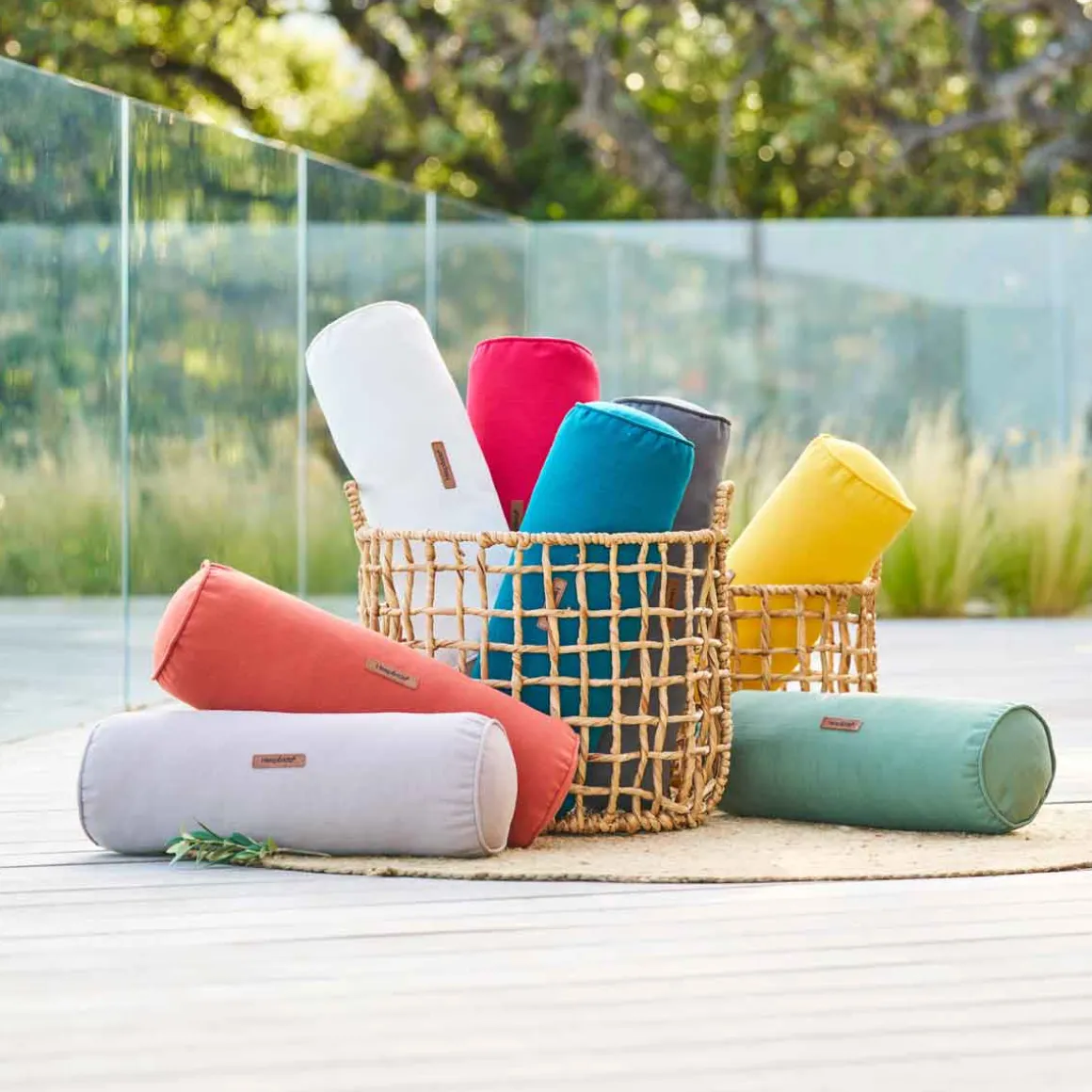 Almofada para espreguiçadeira KORAI amarela