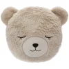 Almofada redonda urso bege