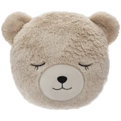 Almofada redonda urso bege