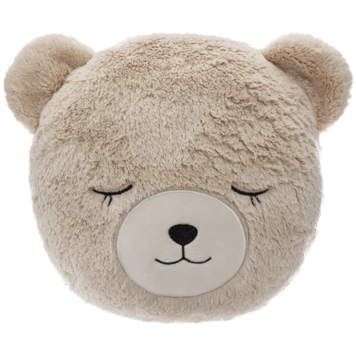 Almofada redonda urso bege