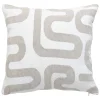Almofada SAFINA bege e branco 40x40cm