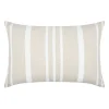 Almofada SOLEIL RISCAS branco e cru 40x60cm