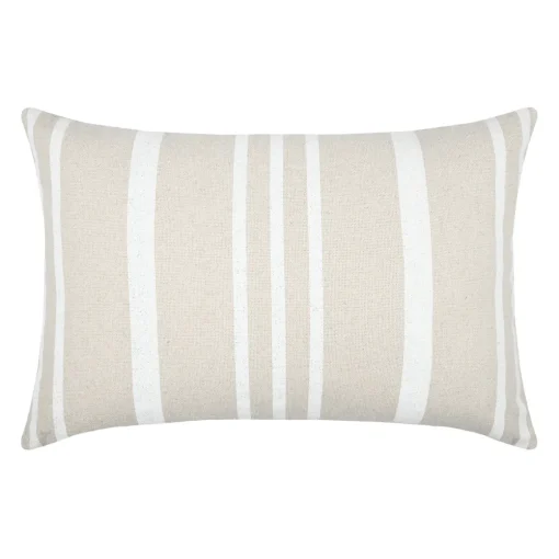 Almofada SOLEIL RISCAS branco e cru 40x60cm