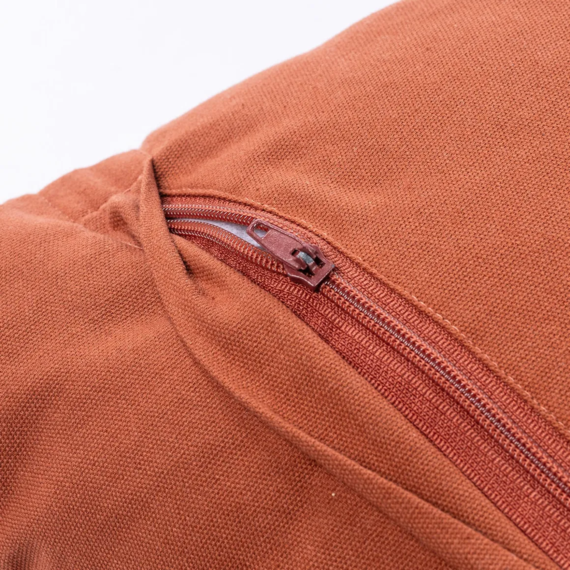 Almofada THE FLORAL folha terracota 45x45cm