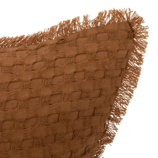 Almofada THE FLORAL waffle terracota 30x50cm
