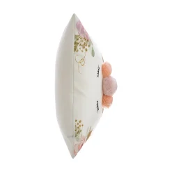 Almofada unicórnio com pompons